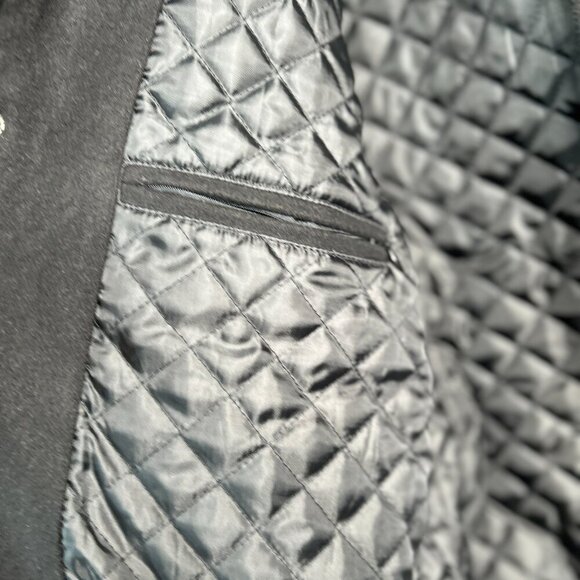 Hudson Outerwear x Babe Collaboration Embroidered Sequin Black Jacket Men's Sz L - Picture 10 of 16